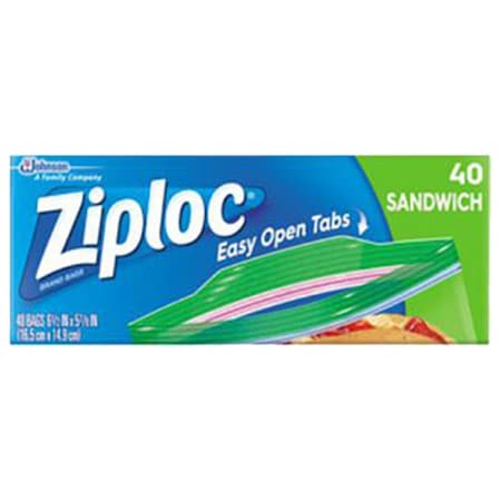 Zipl 40Ct Sandwich Bag
